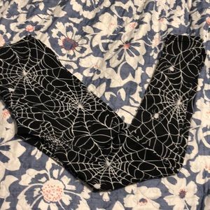Spiderweb fleece leggings